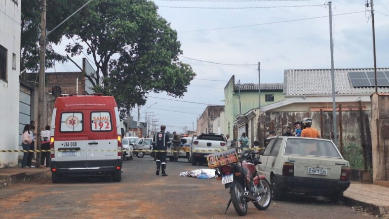 local onde idosa foi atropelada por caminhonete