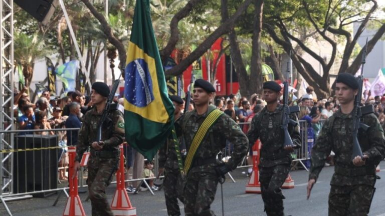 Desfile de 7 de Setembro em Uberlândia começará às 8h, na praça Tubal Vilela