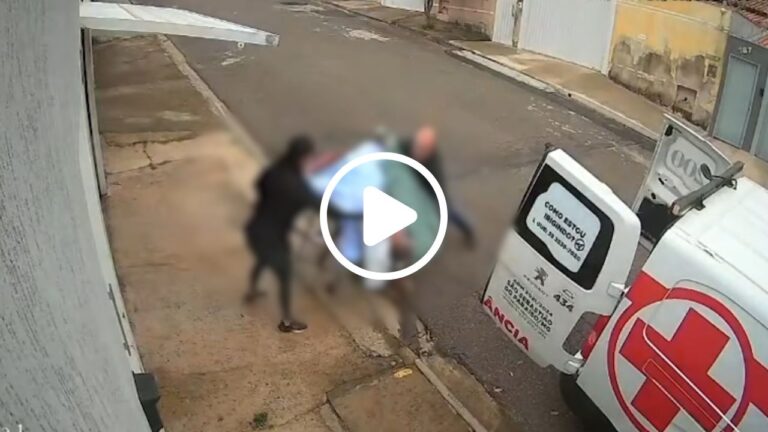 Paciente que caiu da maca