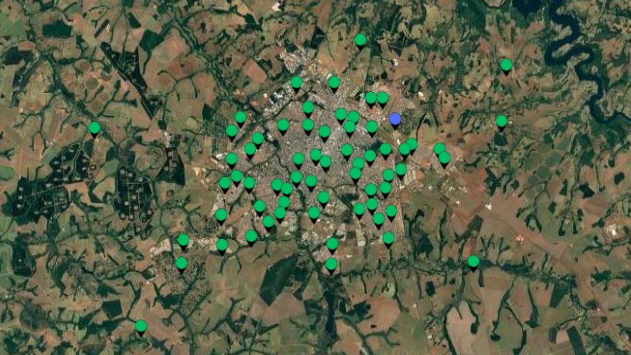 72 estações meteorológicas 72 estações meteorológicas