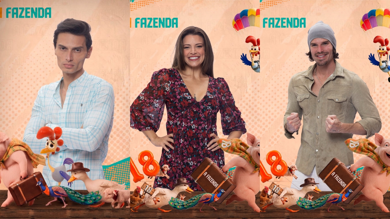Roça de A Fazenda 18 terá Gabriel, Jônatas e Renata como as únicas opções para a votação dos participantes Roça de A Fazenda 18 terá Gabriel, Jônatas e Renata como as únicas opções para a votação dos participantes