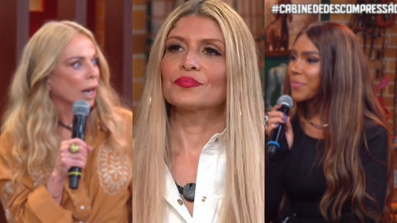 Adryana Ribeiro recebeu 8,59% dos votos, deixou A Fazenda 18 e soube da morte do amigo Rick durante entrevista — Crédito: Record/Reprodução Adryana Ribeiro recebeu 8,59% dos votos, deixou A Fazenda 18 e soube da morte do amigo Rick durante entrevista — Crédito: Record/Reprodução