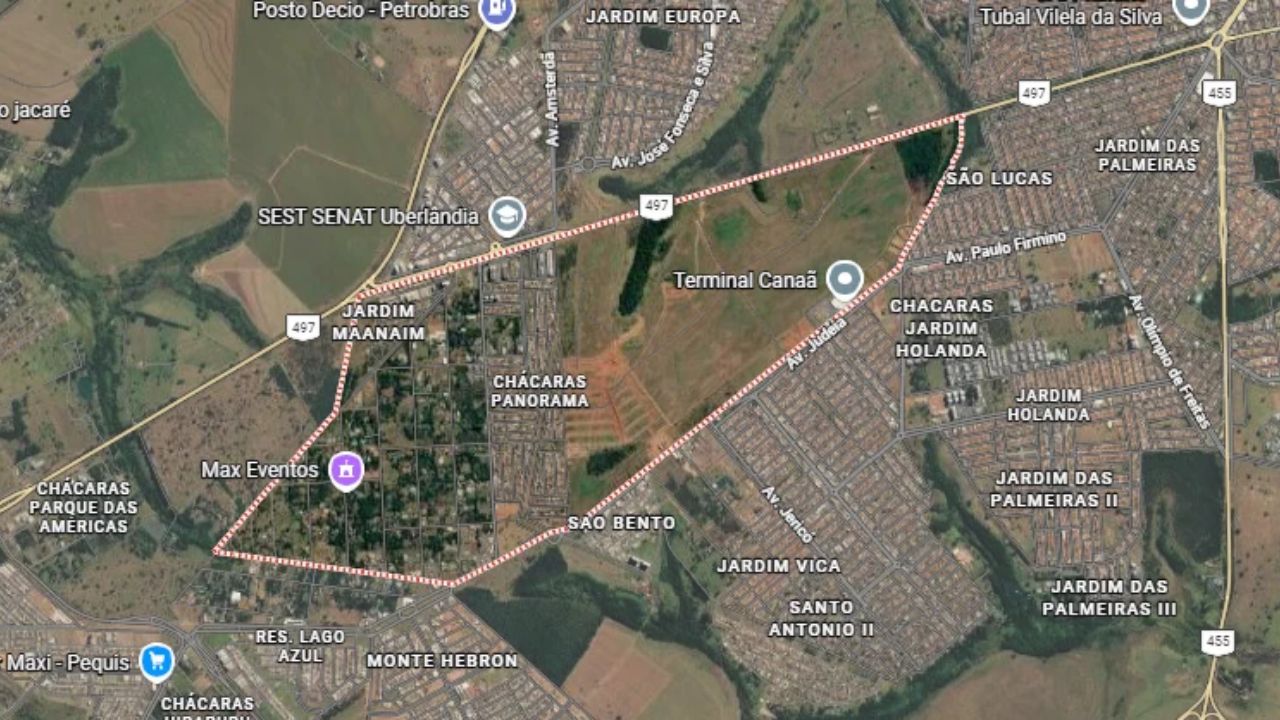 chácaras panorama bairro de uberlândia
