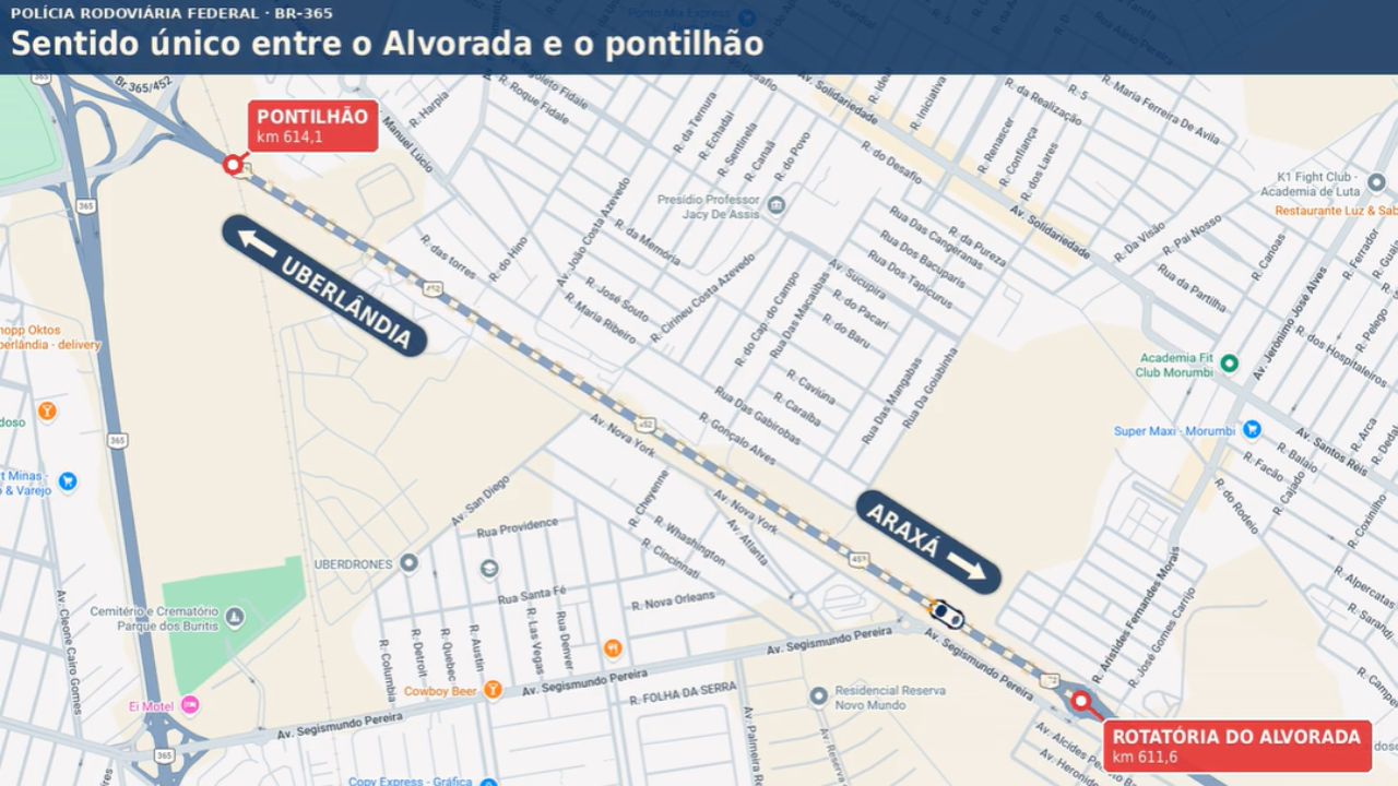Mapa da PRF Mapa da PRF