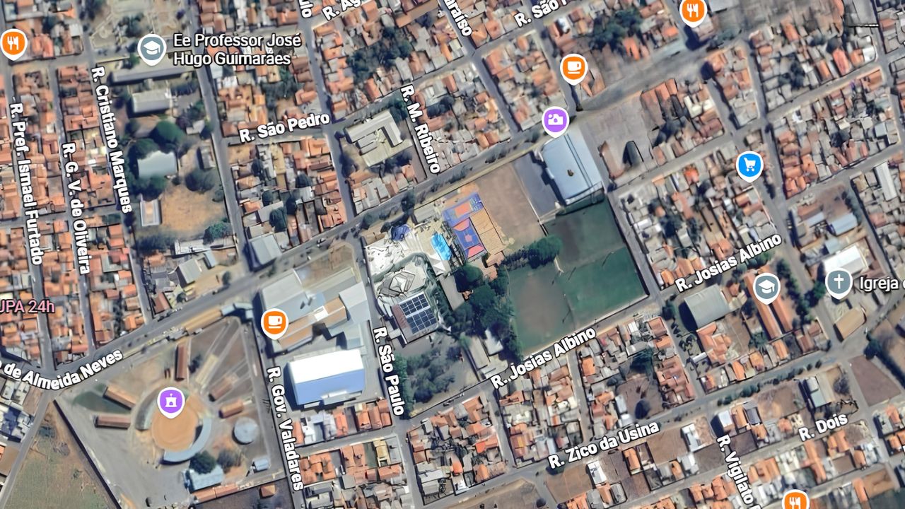 Região do bairro Paraíso, em Carmo do Paranaíba. em que jovem usou faca durante discussão em festa de casamento