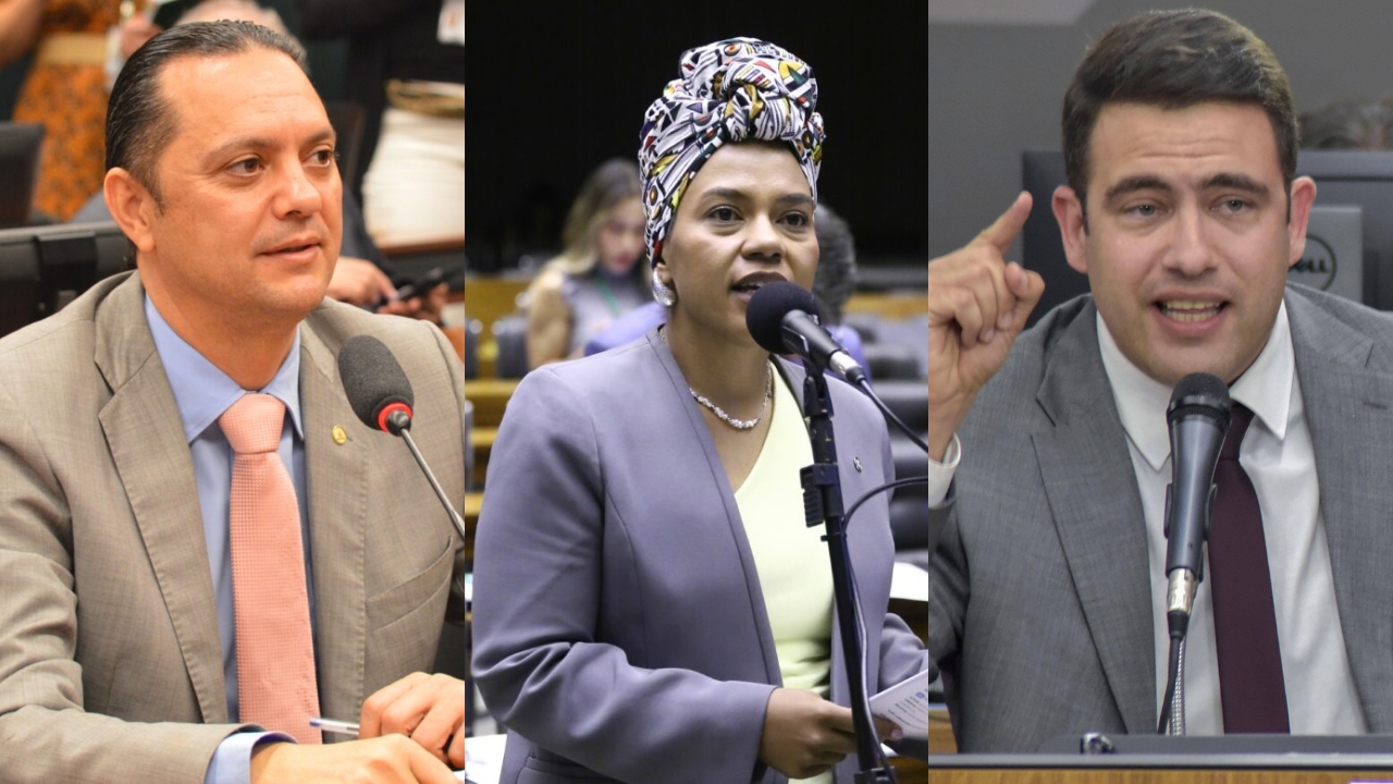 Weliton Prado (PSD), Dandara (PT) e Cristiano Caporezzo (PL) serão os três deputados federais de Uberlândia na próxima legislatura. Weliton Prado (PSD), Dandara (PT) e Cristiano Caporezzo (PL) serão os três deputados federais de Uberlândia na próxima legislatura.