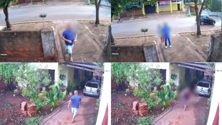 cameras registraram idosa esfaqueada por ex-genro