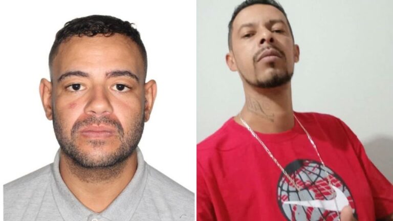 vitima e suspeito de homicídio no Canaã