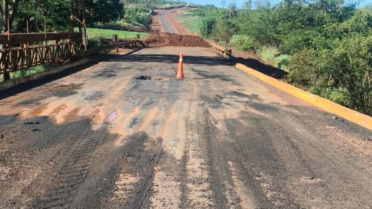 interdição ponte em delta