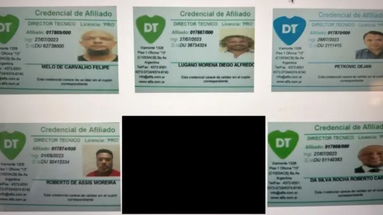 licenças falsas licenças falsas para atuar como técnicos de grandes estrelas do futebol brasileiro