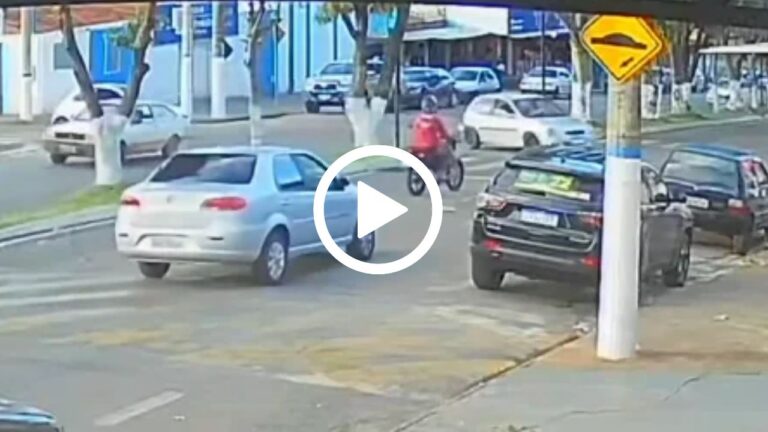 motociclista fica em estado grave
