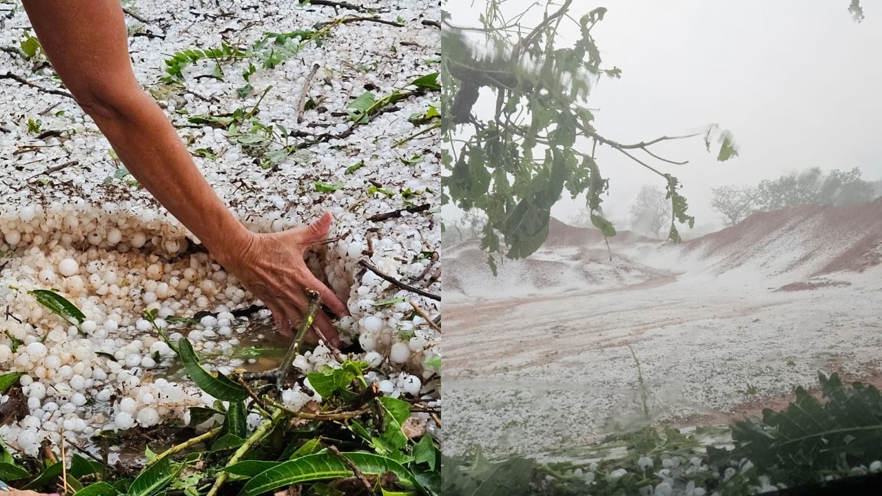 Nevou em Minas? Forte chuva de granizo atinge duas regiões