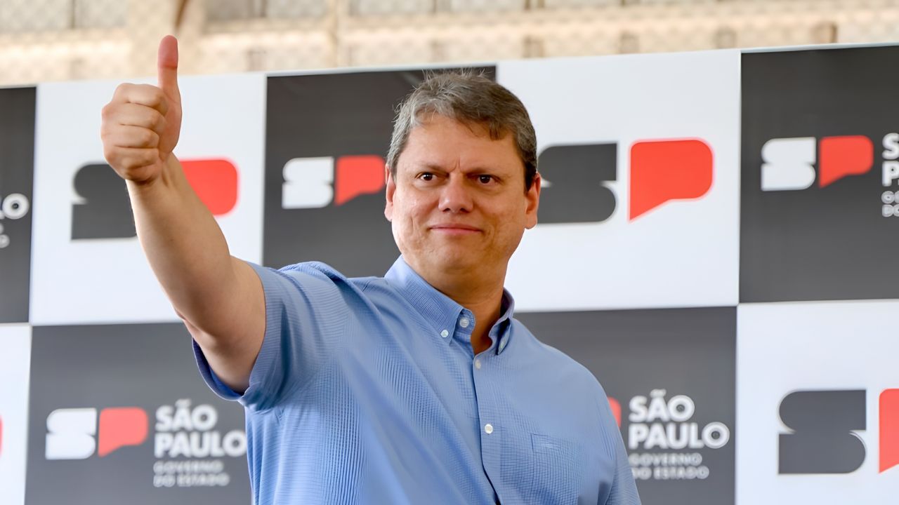 Segundo o Instituto Paraná Pesquisas, 58,9% dos paulistanos aprovam o governo de Tarcísio de Freitas